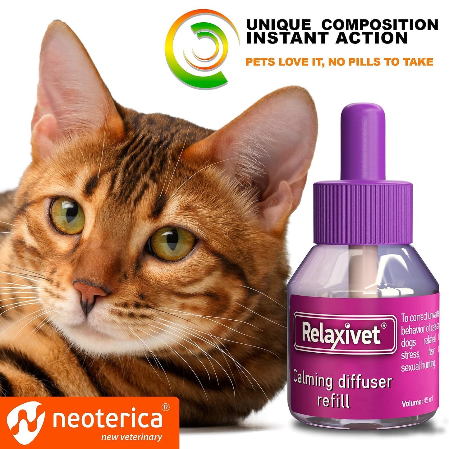Calming Cat Pheromone Diffuser Refill – 2 Pack